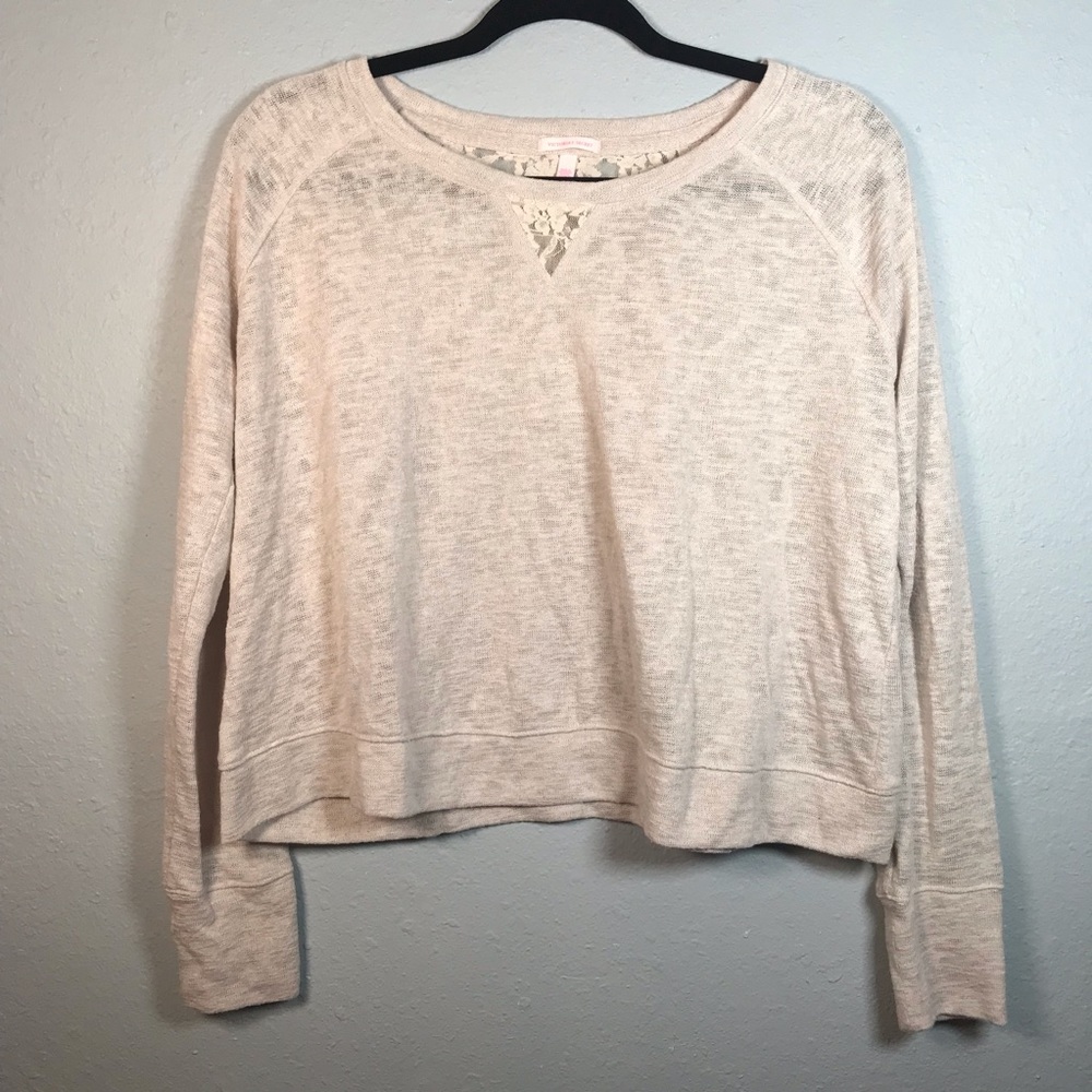 Victoria’s Secret crop top‎ lace detail size med